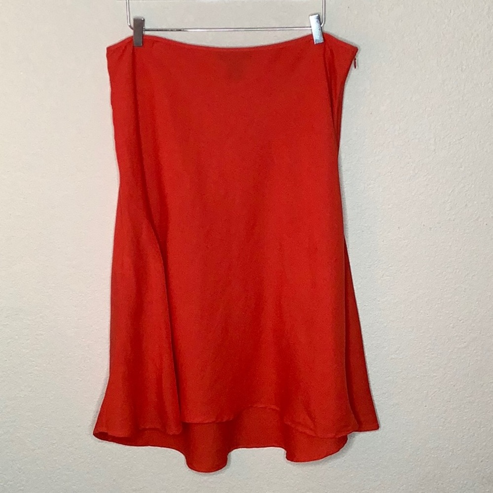 Red Women's A-Line Skirt